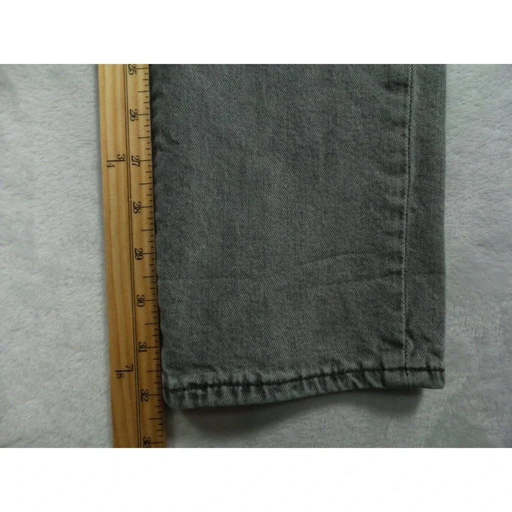 Levis Premium 511 Jeans Mens Size 30 x 32 Gray Denim‎ Slim Fit Straight Stretch